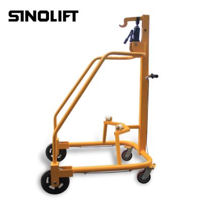 China COT400 Portable Oxygen Cylinder Cart With Wheels Lifting Height 450mm Capacity 400kg for sale