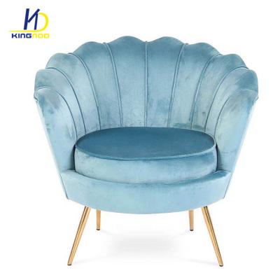 China Other Mid Century Modern Accent Retro Leisure Velvet Upholstered Single Sofa for sale