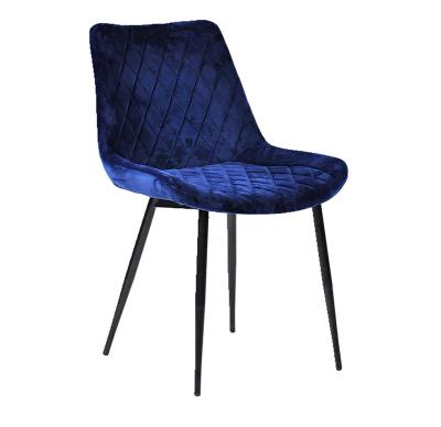 China Durable Wholesale Modern Soft Seat Velvet Upholstery Room Furniture Dining Chair for sale