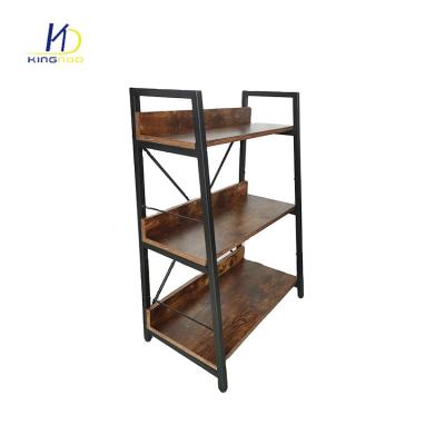 China Easy Storage Living Room Bedroom Kitchen Assembly Vintage 3-Tier Shelf for sale