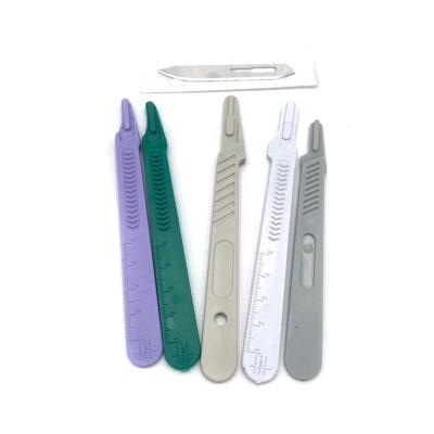 China Suyuan Medical Stainless Steel All In One Specifications Stainless Steel Scalpel Blade for sale