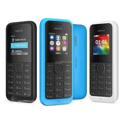 China Waterproof For Nokia 105(2015) Mobile Phones Good Quality Single SIM Card FM Radio Unlocked Mobile Phone for sale