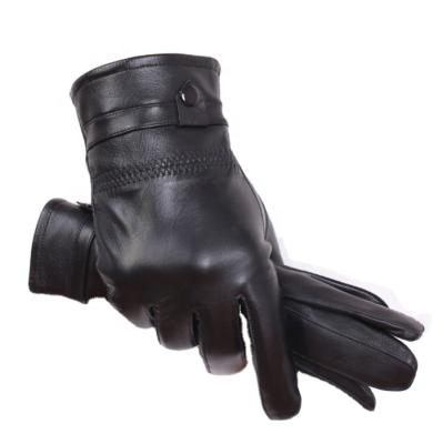 China Heat and fashion heat and fashion men's motor leather gloves touch screen texting luxury goatskin leather gloves at best for sale