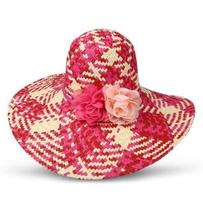 China 2020 New Lady Soft Hats Women's Beach Sun Straw Hats Large Brim Fashion Summer Styles Character Sun Straw Hats for sale