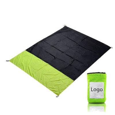 China Outdoor Mat Strong Ripstop Parachute Nylon Pouch Blanket Beach Picnic Outdoor Picnic Blanket Lightweight Compact Quick-Drying Eco-Friendly for sale