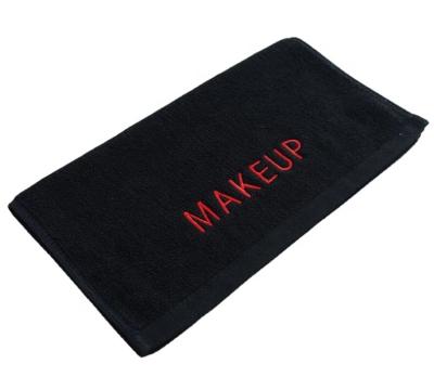 China 20inchesx35inches Soft Absorbent Cotton Makeup Washcloth 20inchesx35inches Reusable Black QUICK DRY Soft Cleansing Towels for sale