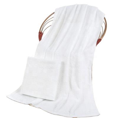 China Hypoallergenic Hotel Spa Towels Cotton Thick Soft 100% White Absorbent Cotton Shower Towels Hypoallergenic 27