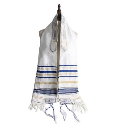 China Great People Eco-Friendly Pledge of Christian Prayer Scarf Jewish Prayer Tallits Messiah Shawls New for sale