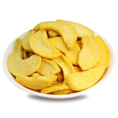 China F02 Kids Healthy Natural Oil Non-Additional Food Fruit Crisps Non-Additional Dry Product Freeze-Dried Yellow Peach Fruit and Vegetable Chips for sale