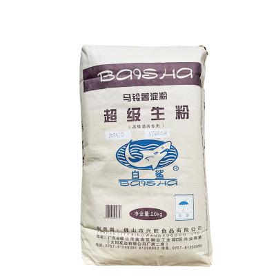 China Ingredients Hotel Potato Starch Special Fried Food Special Super 20KG Packing for sale