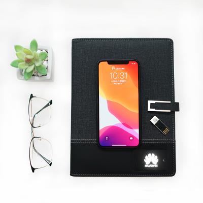 China Wholesale Annual Factory Magnetic Stock Gifts Customs Lead The Logo Radio Powerbank Notebook Filler Instant Light Diary And USB A5 Reader for sale