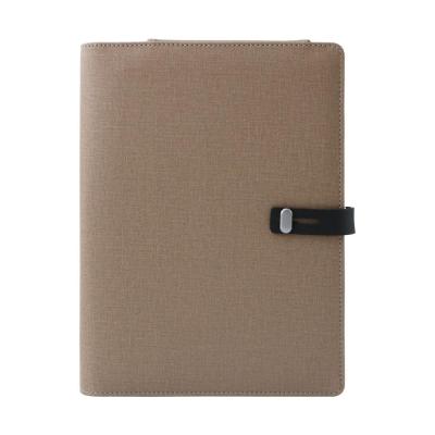 China Wholesale hot transfer printing notebook with phone holder power bank USB diary custom logo for business for sale