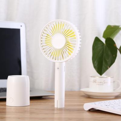 China 2021 Hotel Fashion Mini Fan USB Rechargeable Electric Mode Rotating Summer Portable Practical Coffee Table Fans for sale