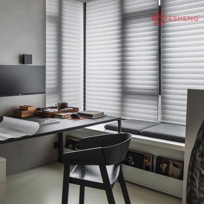 China Wholesale shabby chic shangri shades triple blind shangrila shutters for window for sale