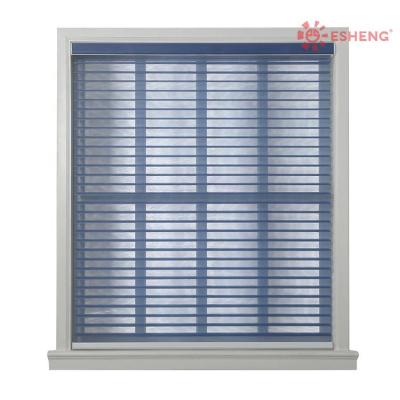 China Shabby Chic Pirouette Window Shading , 3d Roller Silhouette Light Filtering Triple Shades Shangari La Pirouette Blinds for sale