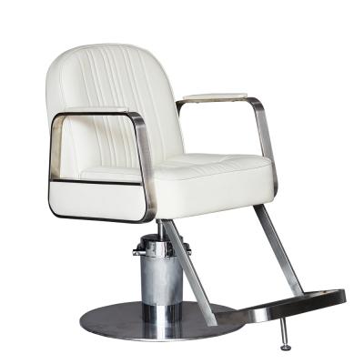 China DTY Contemporary White Hairdresser Barber Hydraulic Hair Styling Chair Salon Equipment for sale