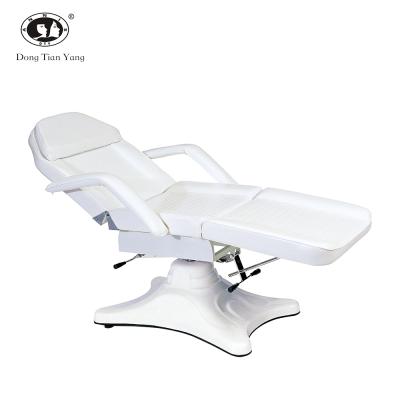 China DTY salon SPA salon traditional white massage bed tattoo beauty chair facial adjustable table furniture for sale