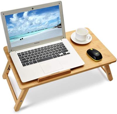 China Europe bamboo laptop stand for desk. Foldable and Portable Notebook Table Design for sale