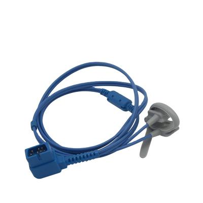 China Veterinary TPU Teveik Nonin DB 7pin spo2 probe TPU 3ft fingertip cable spo2 sensor for sale