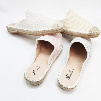 China Unique hot sale flat casual fashion design female flat shoe, fabric flat shoes for sale