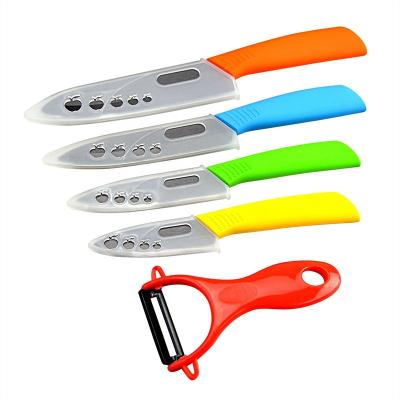 China Amazon Kitchen Instruments Viable Hot Tools Slicing Knife Ceramic Slicing Knives Color Ceramic Knife Set With Sheath for sale