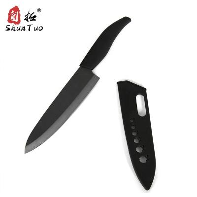 China Japanese Chef Knife German High Disposable Cooking Carbon 5 Knife Du Ceramics Santoku Tools 7 Inch Kitchen Cutting Ceramic Foods Zirconia for sale