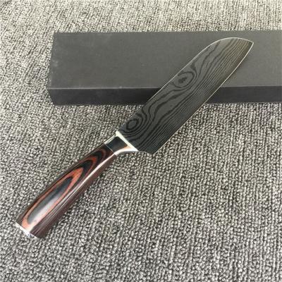 China German santokumesser porcelain vg10 10cr15mov oem viable japanese damast cuchillo 7 steel german hand forged kitchen knives santoku knife for sale