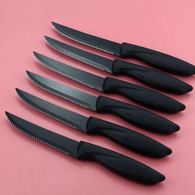 China Viable custom steak knives G10 handel vg10 damascus steak knife set for sale