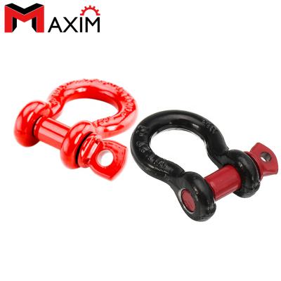 China Heavy Industry Forged Painted Steel Colored 3/4 Inch 4.75 Ton Anchor Shackle for sale