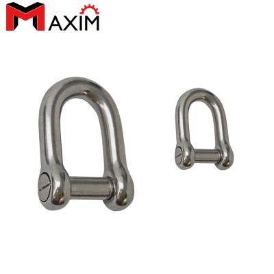 China Heavy Industry Grade304/316 Stainless Steel Flush Socket Pin Shackle for sale