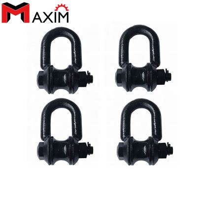 China Heavy Industry Black Coated Bushing Pin Marine Hardware Roller Shackle for sale