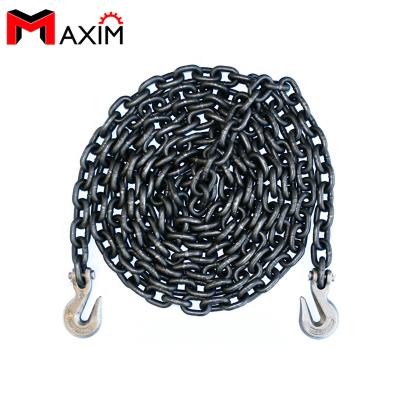 China Steel Auto-color Din/USA Or G43 Plain Utility Chain With Grab Hook for sale