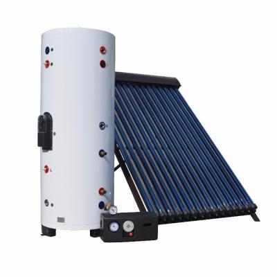 China Outdoor Separated Pressurized Solar Water Heater Supporting Collector Split Heat Pipe Solar Water Heater Systems for sale