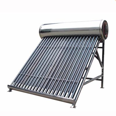 China Hotel All Stainless Steel Solar Water Heater With Stainless Steel Feeder Tank for sale