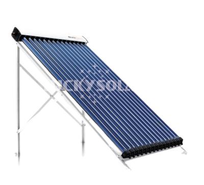 China Outdoor Solar Water Heater Non-Pressurized Vacuum Evacuated Tubes All Stainless Steel Supporting Three Target Tubes for sale