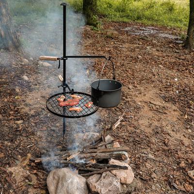 China User for Outdoor Camping Cooking BBQ Grills Portable Vertical Folding Camping Dutch Oven Bbq Grills Other Products Camping Picnic Tripod Cooker Campfire and Hike for sale