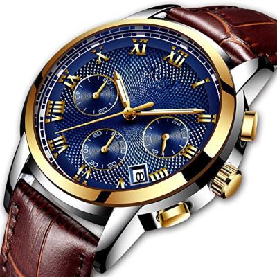 China High Quality Chronograph Sapphire Crystal Glass Chronograph Watches Men Sport Waterproof for sale