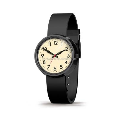 China Alarm Silicone Band Wristwatches,Wholesale 5ATM Waterproof Women Watches For Promotion for sale