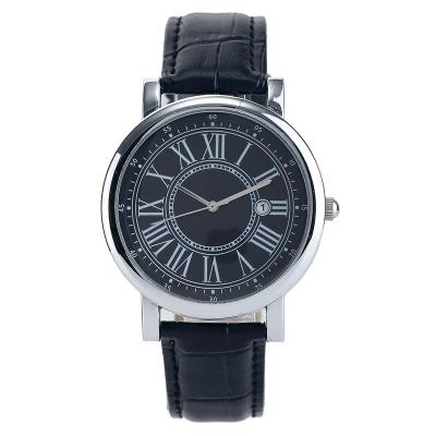 China Custom Day/Date Fashion Watch Sport Logo Black Wristwatch Japan Movement Mens Watches for sale