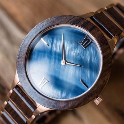 China Non-Specific Quartz Watch Made In China Wholesale Logo Stainless Steel Fashion Custom Made Wood Watch for sale