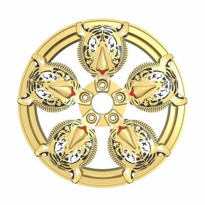 China Classic Custom WRS239 ALLOY Hand Carved Alloy Wheels 18~22 Inch Tiger Electroplating Gold Forged Rims Wheel For BMW 1 2 3 4 5 X3 X5 for sale