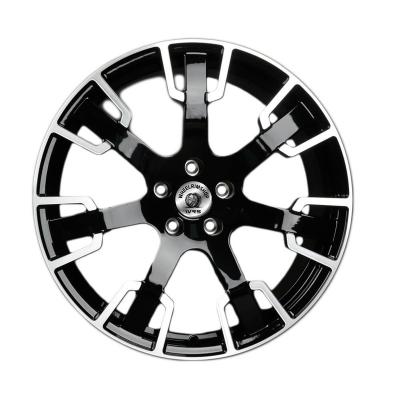 China Passanger Car WR144 5x114 20/21/22 Inch Touring Car Wheel Gloss Black Wheel Rim For Maserati Quattroporte for sale