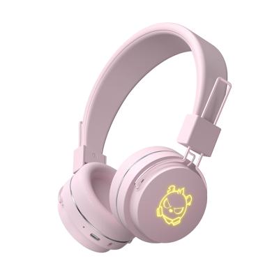 China BH21 Cute Pink Foldable Headband Headband On Ear Bluetooth Earphone Wire Kids Headset Girls Wireless Headphones for sale