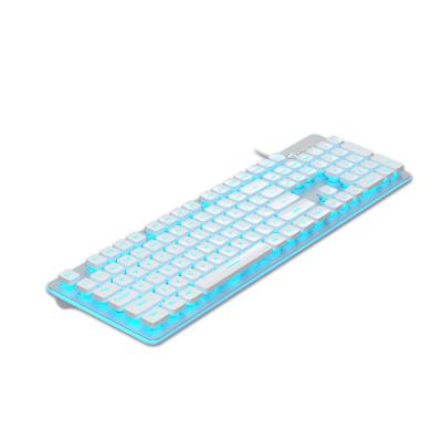 China Ergonomic Gaming Keyboard Gaming Keyboards 104 Keys Silent Design Anti-ghosting LED USB Silent Light Wired Custom Keyboard For Computer Laptop for sale