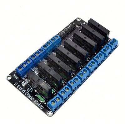 China Other 8 Channel 5V DC Relay Module 250V2A 5V Solid State Relay Module Low Level High Level for sale