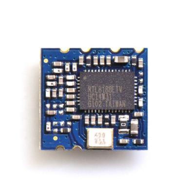 China LOW COST 2.4G Wireless RF WIFI Transceiver RTL8188ETV RTL8188 Module USB Interface 13*12.2*1.6mm for sale