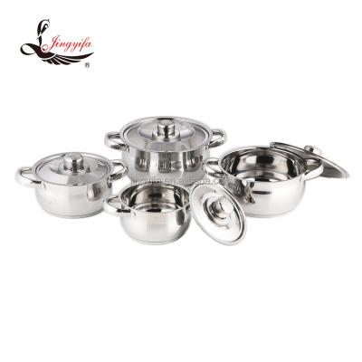 China 6PCS Sustainable Insulated Hot Pot Casserole Set Surgical Steel Cookware In India for sale