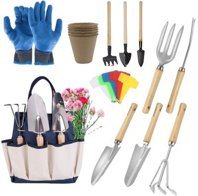 China GARDEN HL-BS10 stainless steel garden fork weeder rake prunner shovel heavy good quality garden hot sale tool kit trowel for sale