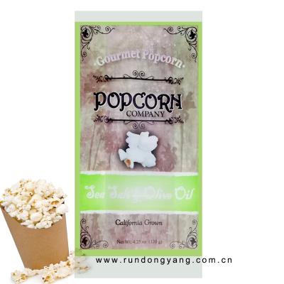 China Wholesale Moisture Proof Biodegradable Packaging Custom Logo Printed Popcorn Paper Food Bags for sale