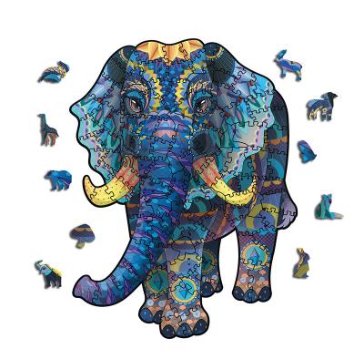 China Luxury Adult Animal Wooden Jigsaw Puzzle Manufacturers Educational Wooden Jigsaw Board Game for sale